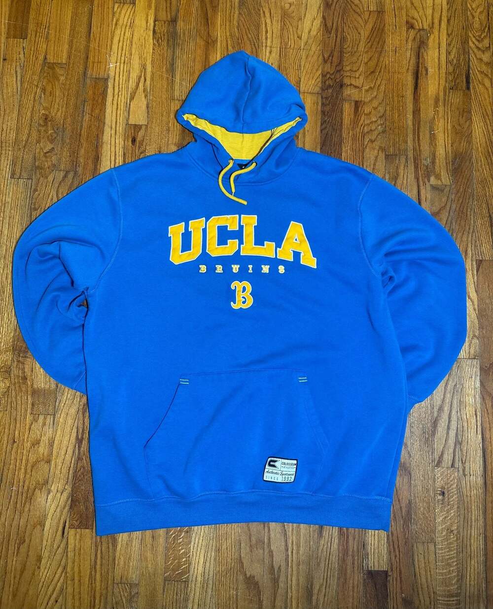 UCLA Bruins Hoodie Mens Small Sweatshirt Blue Basketball Football NCAA Pullover